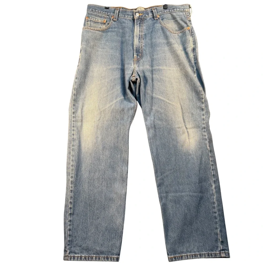 Levis 550 Relaxed Fit Mens Jeans 38x30 Medium Wash Blue Denim 00550-4886